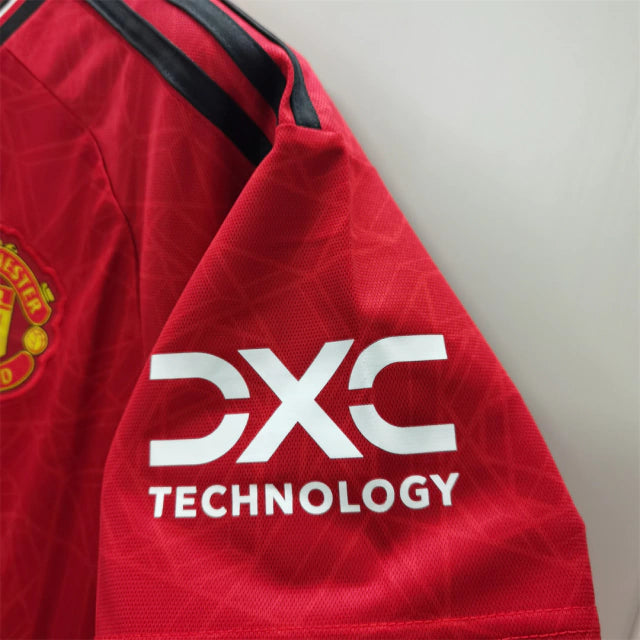 Camiseta Local Manchester United 23/24 - Rojo adidas
